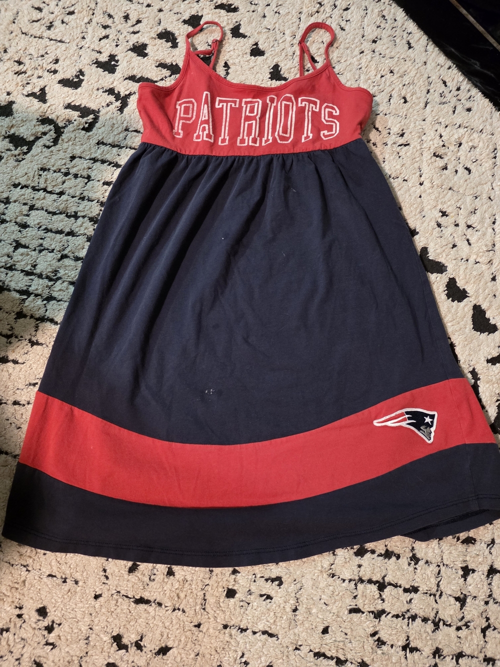 Patriots Red & Navy Camisole Dress - Women's Team Tank